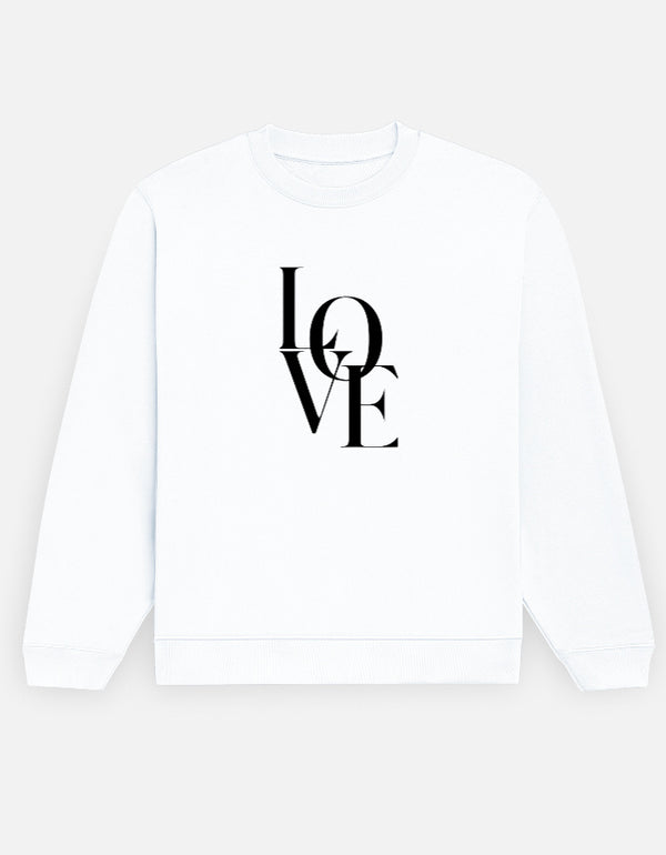 Love Graphic Sweatshirt — front view