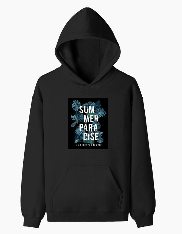 Summer Paradise Pullover Hoodie — front view