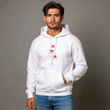 3 Flower Hoodie — male model