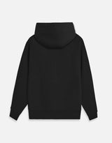 Plain Zip Hoodie — back view