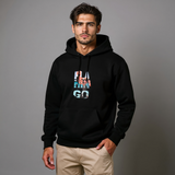 Flamingo Hoodie — male model