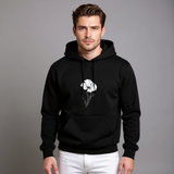 Flower Hoodie — male model