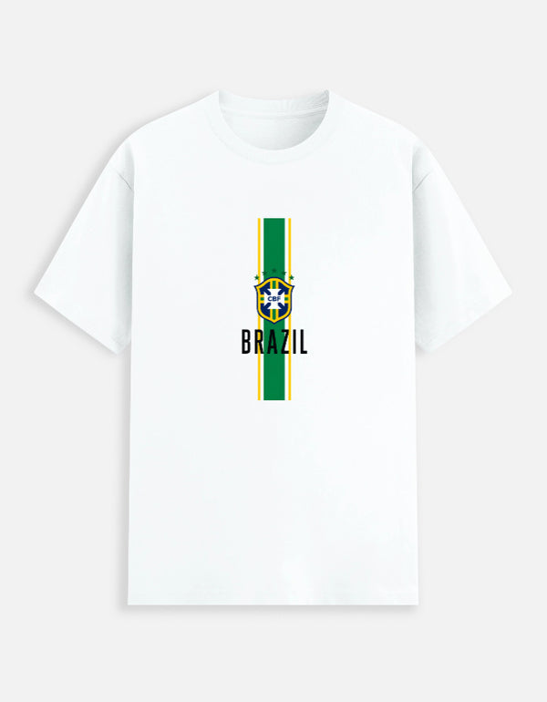 Brazil FC Jersey Inspired Tee — front view