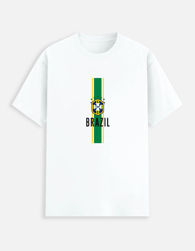 Brazil FC Jersey Inspired Tee — front view