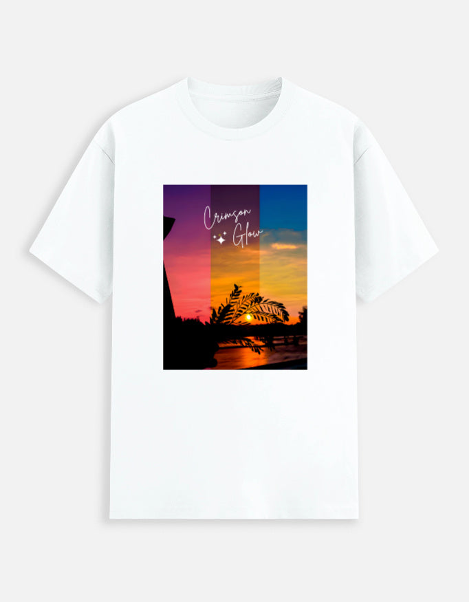 Crimson Glow Tee — front view