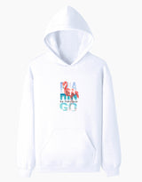 Flamingo Pullover Hoodie — front view
