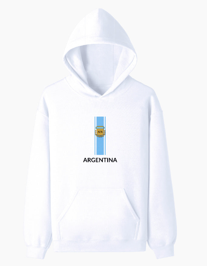 Argentina Pullover Hoodie — front view