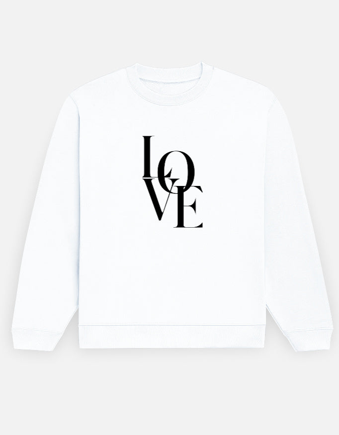 Love Graphic Sweatshirt — front view