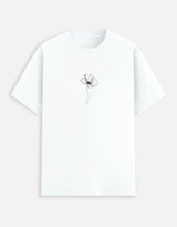 Flower Minimalist Tee — front view