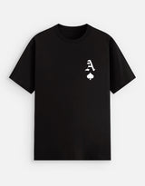 A Spade White Minimalist Tee — front view
