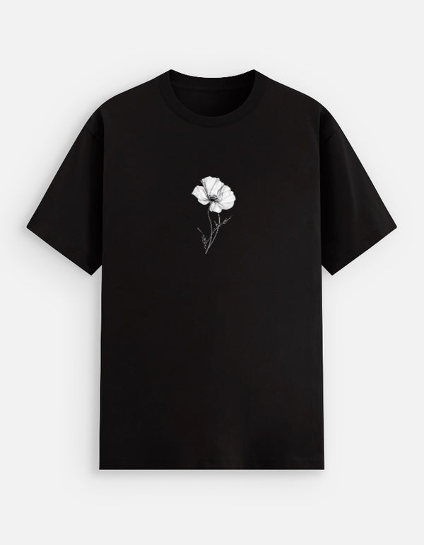 Flower Minimalist Tee — front view