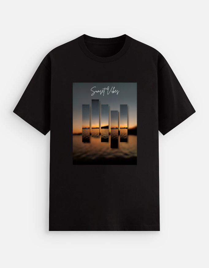 Sunset Vibes Tee — front view