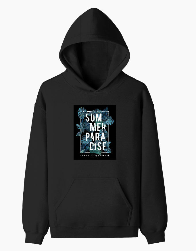 Summer Paradise Pullover Hoodie — front view