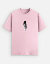 Feather Minimalist Tee — front view