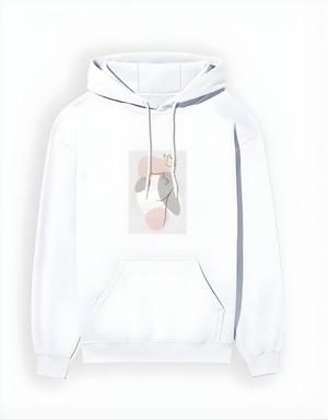 Silhouette Hoodie — female model