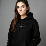 Italia Hoodie — female model
