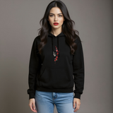 Koi Fish Hoodie — female model