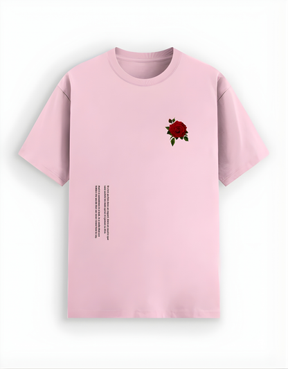 Rose Text Minimalist Tee