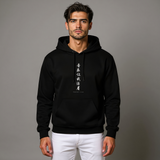 Music Graphic Hoodie — male model